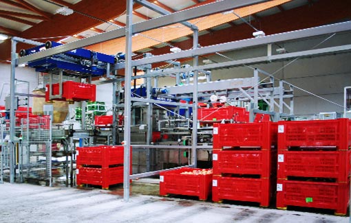 Bins stackers