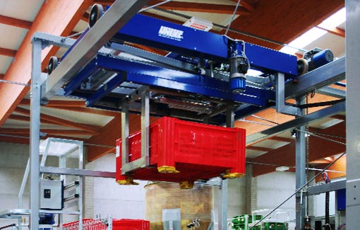 Bins stackers