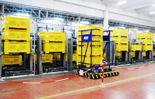 Stacked Bins carrier cart